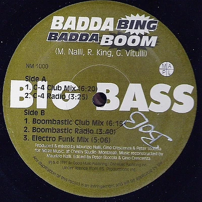 Badda Bing Badda Boom [LP] - VINYL