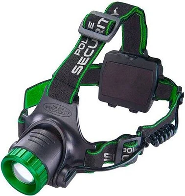 Police Security - Blackout-R Rechargeable Headlamp - Black/Green