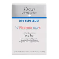 Dove Face Bar Dry Skin 2pk