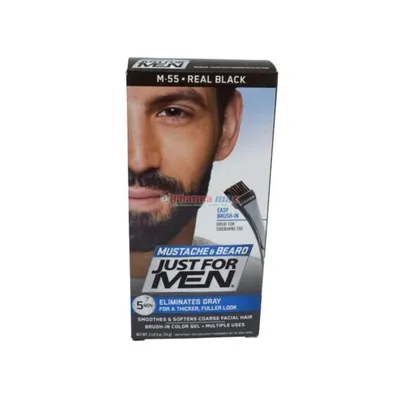 Just For Men Mustache & Beard Real Black M-55