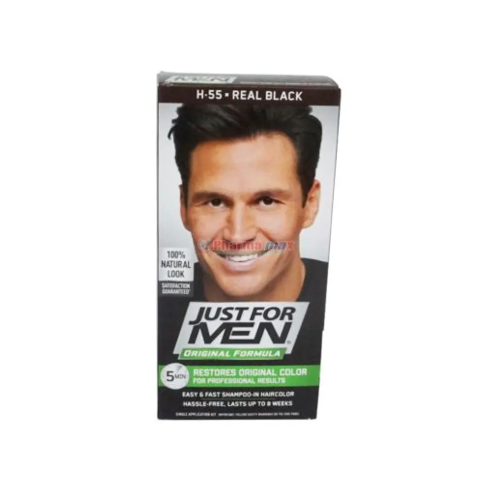 Just For Men Hair Color Real Black H-55