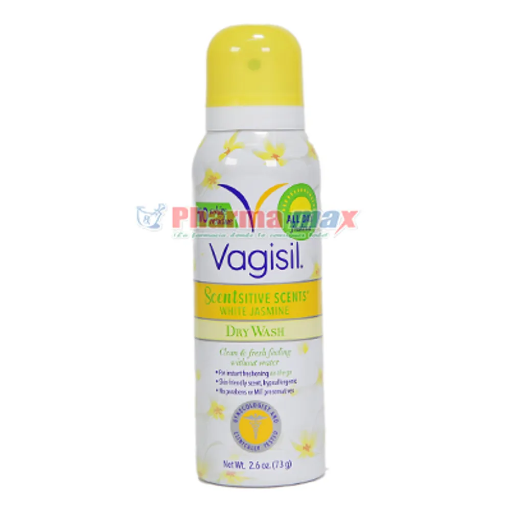 Vagisil Intimate Dry Wash Scentsitive Scents White Jasmine 2.6oz