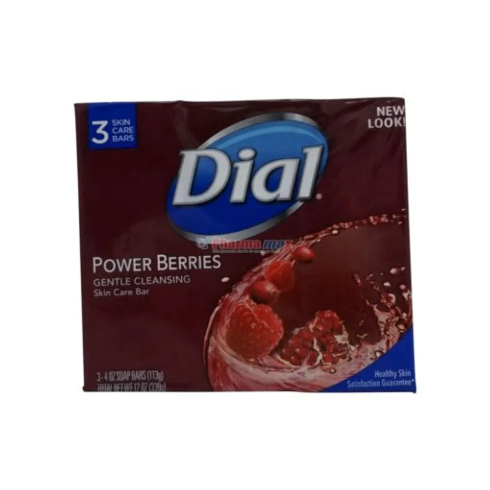 Dial Soap Power Berries 3 bars 4oz