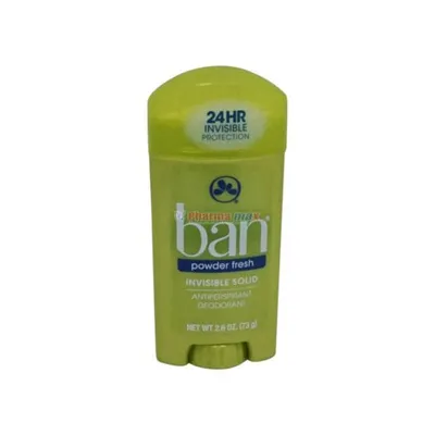 Ban Deodorant Invisible Solid  Powder Fresh 2.6oz