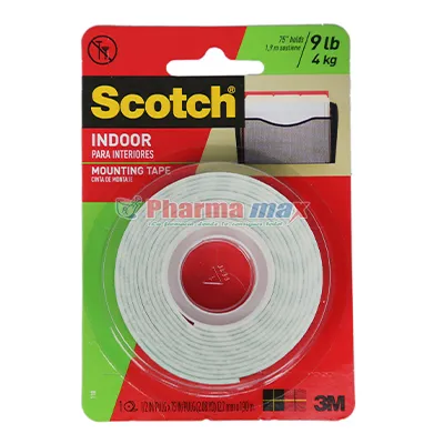 SCOTCH MOUNTING TAPE 1/2″x75″