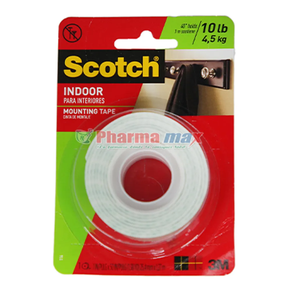 SCOTCH MOUNTING TAPE 1″x50″