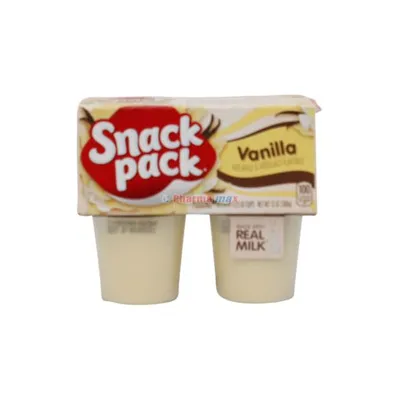 Snack Pack Vanilla 4 pack 13oz