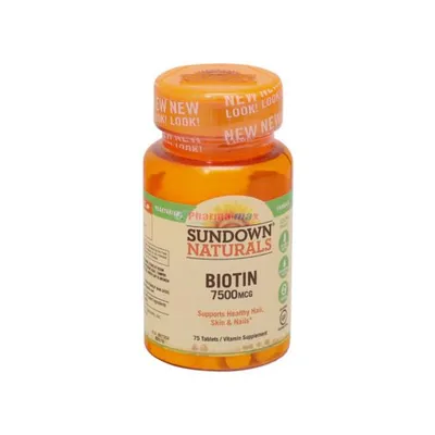 Sundown Biotin 7,500mcg 75 Tablets