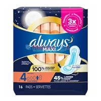 Always Maxi Overnight Size 4 16 ct