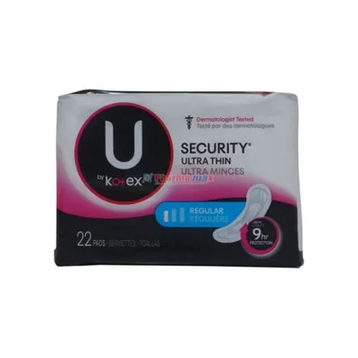 U by Kotex Security Maxi Ultra Thin Regular 22pads