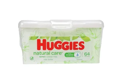 Huggies Natural Care Wipes with Box Dispenser 64ct