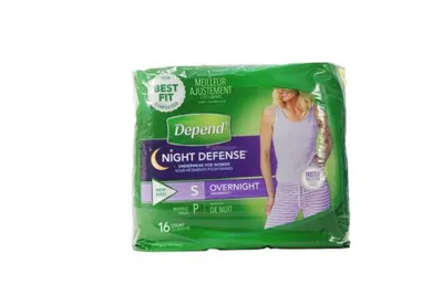 Depend Night Defense Overnight Women Small 16ct