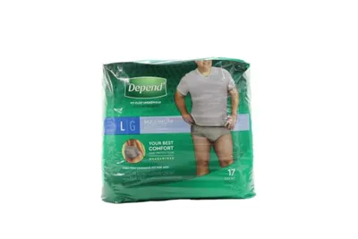 Depend Fit-Flex Underwear Maximum Large Men 17ct