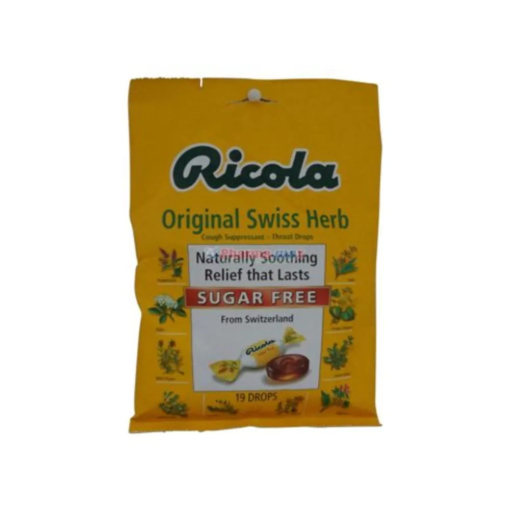 Ricola Original Swiss Herb Sugar Free 19 Drops