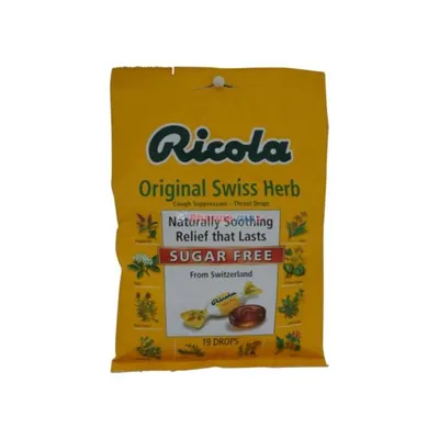 Ricola Original Swiss Herb Sugar Free 19 Drops