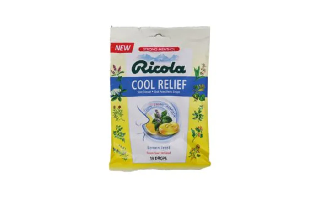 Ricola Cool Relief Lemon Frost 19 Drops