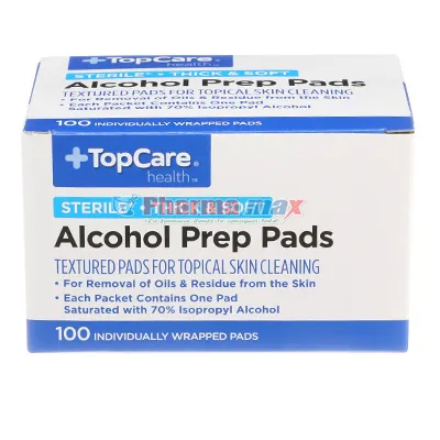 Top Care Alcohol Pads 100ct