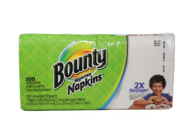 Bounty Quilted Napkins 100ct