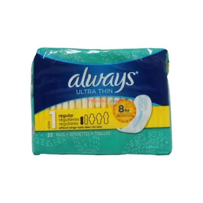 Always Ultra Thin Regular 22pads