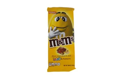 M&M’s Milk Chocolate Bar with Minis & Peanuts 3.90oz