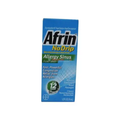 Afrin No Drip Allergy Sinus Pump Mist 1/2oz