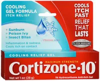 Cortizone-10 Cooling Relief Gel 1% Hydrocortisone 1oz