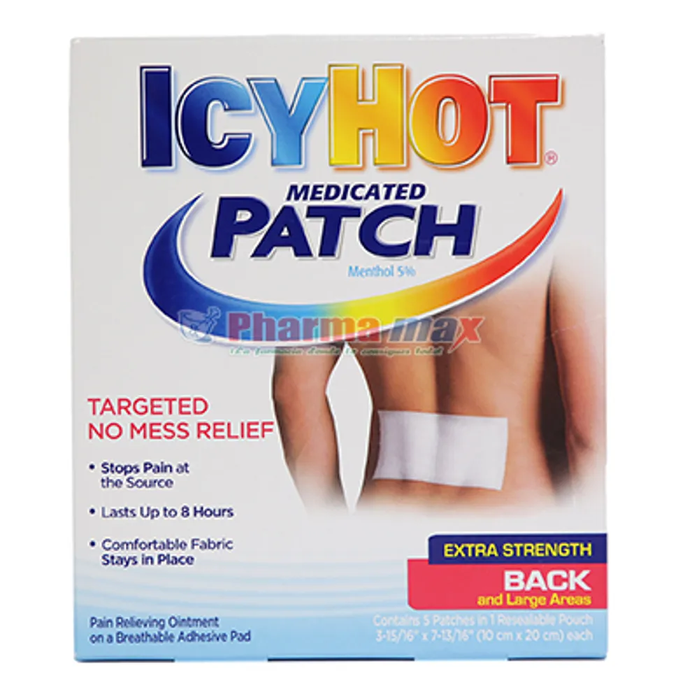 Icy Hot Patch Back  Extra Strength 5 Patches