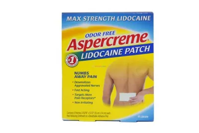 Aspercreme with Lidocaine Odor Free 5 Patches