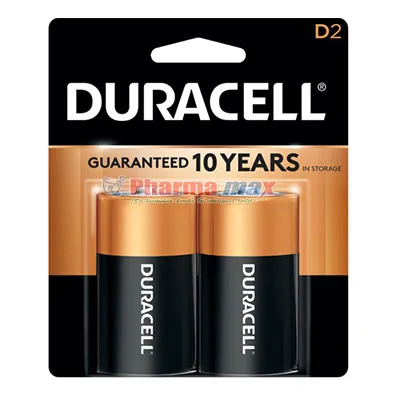 Duracell Coppertop D 2pk