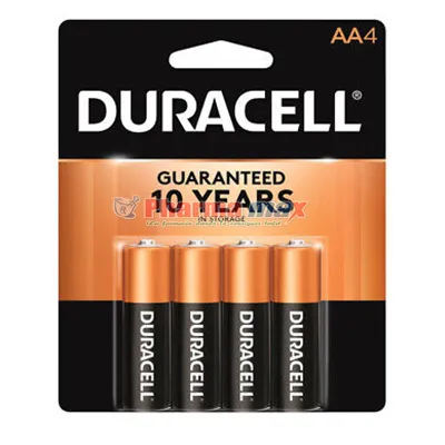 Duracell Coppertop AA 4pk