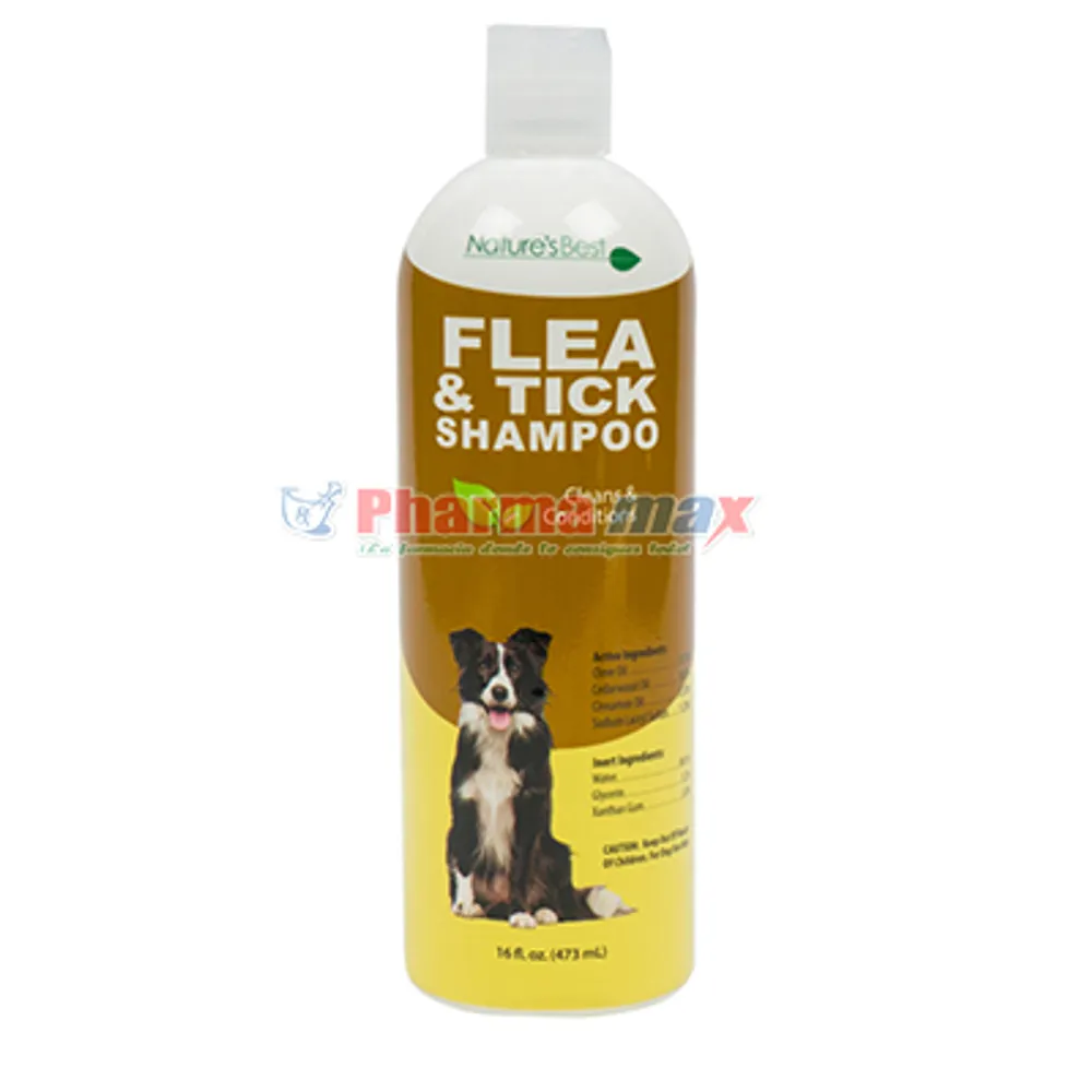 Nature’s Flea & Tick Shampoo 16oz