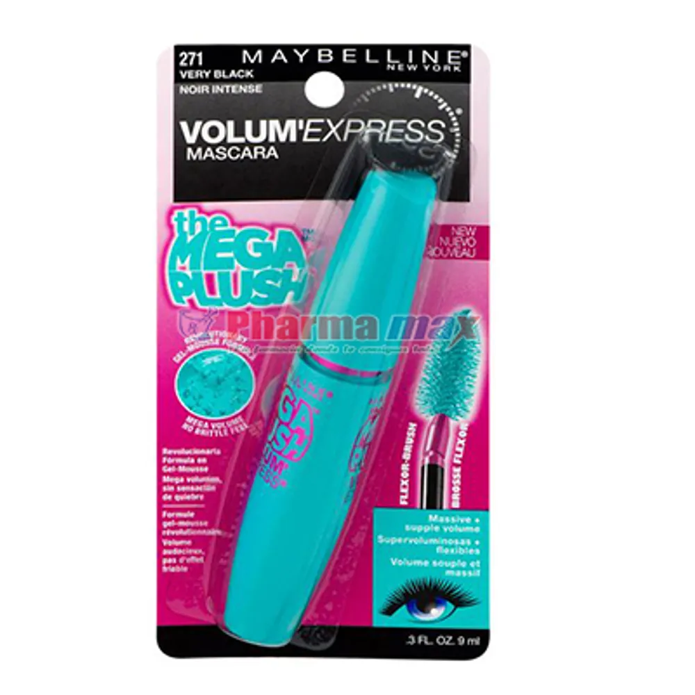 Maybelline The Mega Plush Mascara 271 Very Black