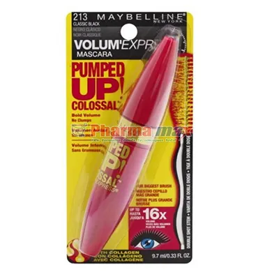 Maybelline Pumped Up Colossal Mascara 213 Classic Black