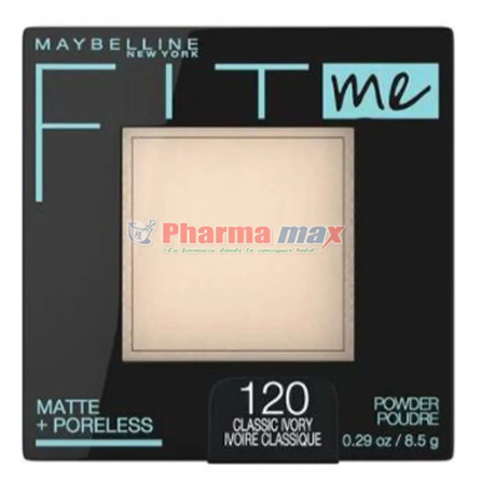 Maybelline Fit Me Matte+Poreless Powder 120 Classic Ivory