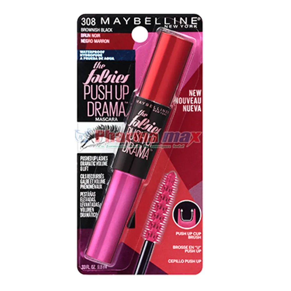 Maybelline The Falsies Push Up Drama Waterproof Mascara 308 Brownish Black