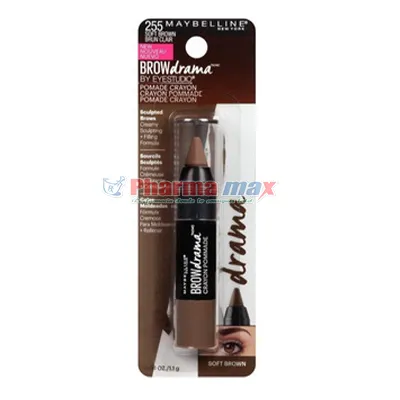 Maybelline BROWdrama Powder Crayon 255 Soft Brown