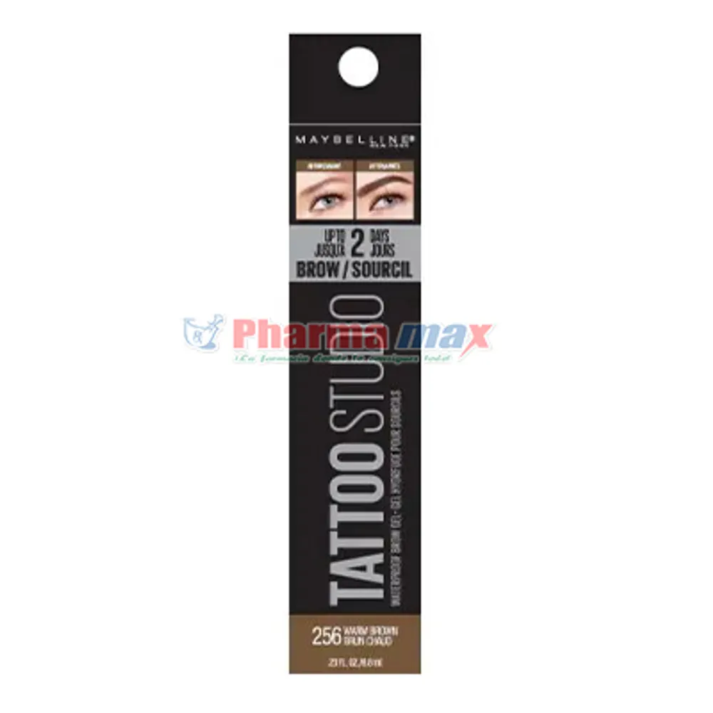 Maybelline Tattoo Studio Waterproof Brow Gel 255 Soft Brown