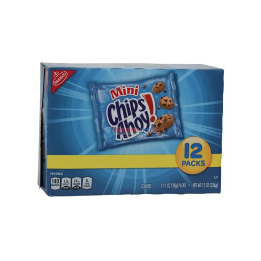 Nabisco Mini Chips Ahoy! 12 Packs 12oz