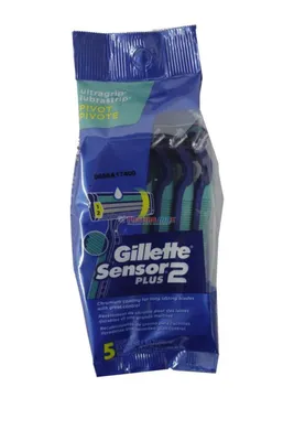 Gillette Sensor Plus 2 Disposable Razors 5 pack