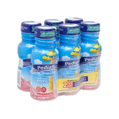 Pediasure Grow & Gain Strawberry 6 pack 8oz