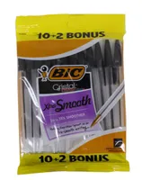 BIC CRISTAL BALL PENS BLK 10pk