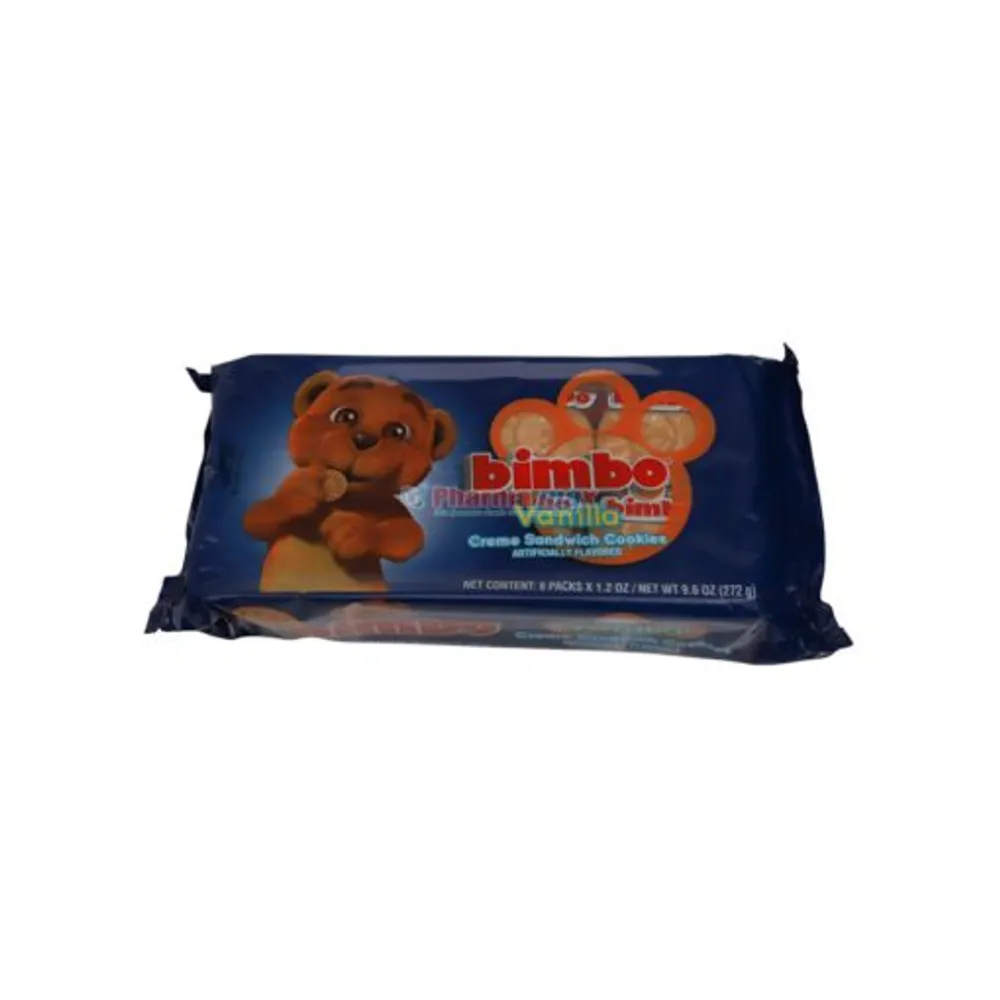 Bimbo Vanilla Creme Sandwich Cookies 8 pack 9.6oz