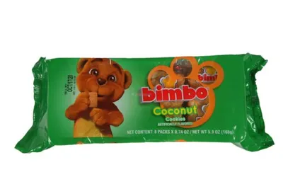 Bimbo Coconut Cookies 8 pack 5.9oz