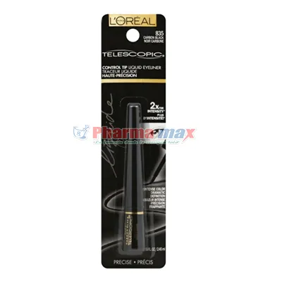 Loreal Telescopic Control Tip Liquid Eyeliner 835 Carbon Black