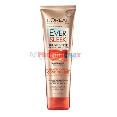 Loreal Ever Sleek Keratin Caring Conditioner 8.5oz