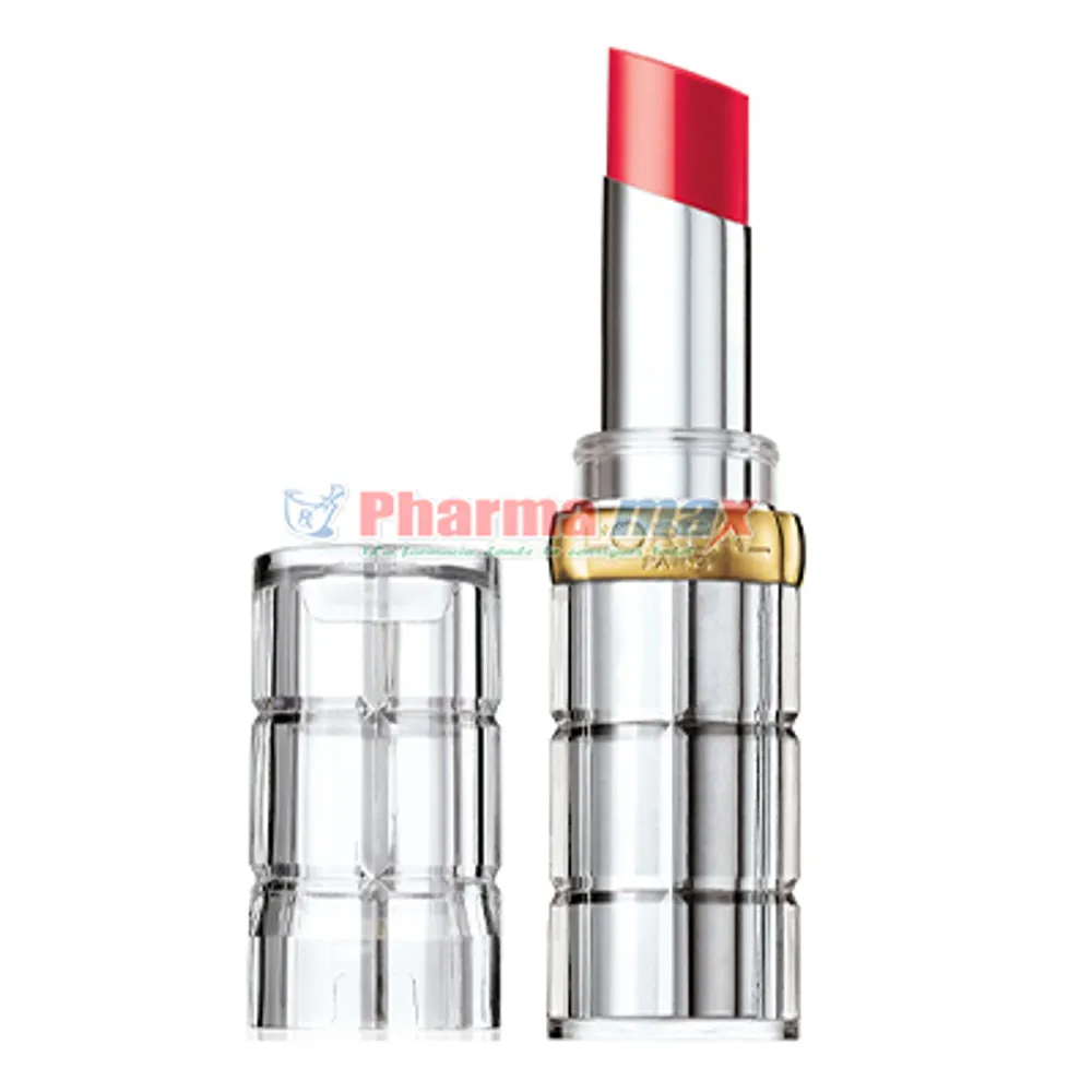 Loreal Colour Riche Shine Lipstick 924 Enamel Red