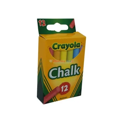 CRAYOLA CHALK COLORED 12ct