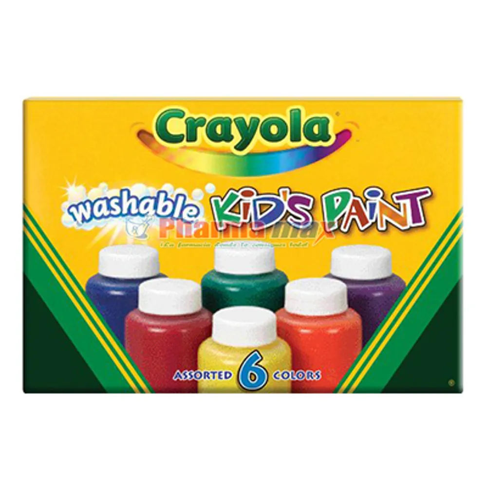 Crayola Washable Kids Paint 6ct