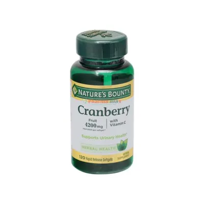 Natures Bounty Cranberry 4,200mg 120 Softgels