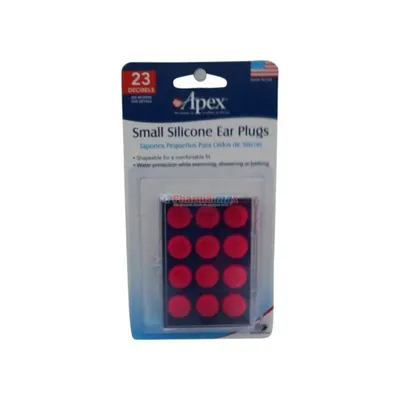 Apex Small Silicone Ear Plugs 12ct